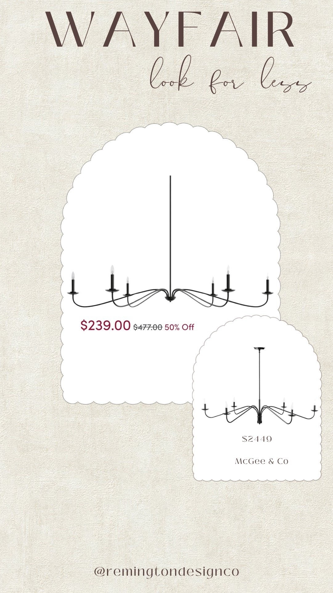 Wayfair chandelier look for less! #LTKStyleTip

