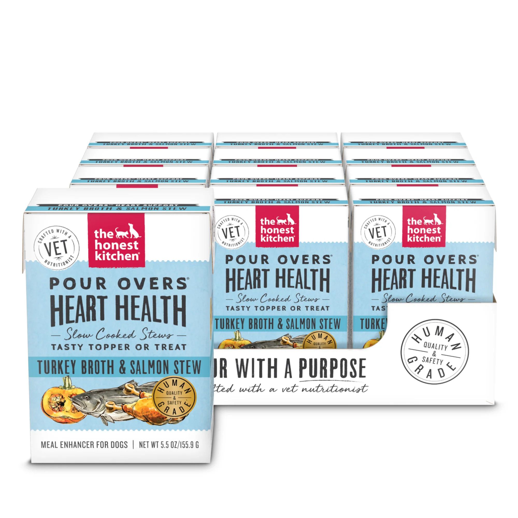 Functional Pour Overs: Heart Health - Turkey Broth & Salmon Stew | The Honest Kitchen