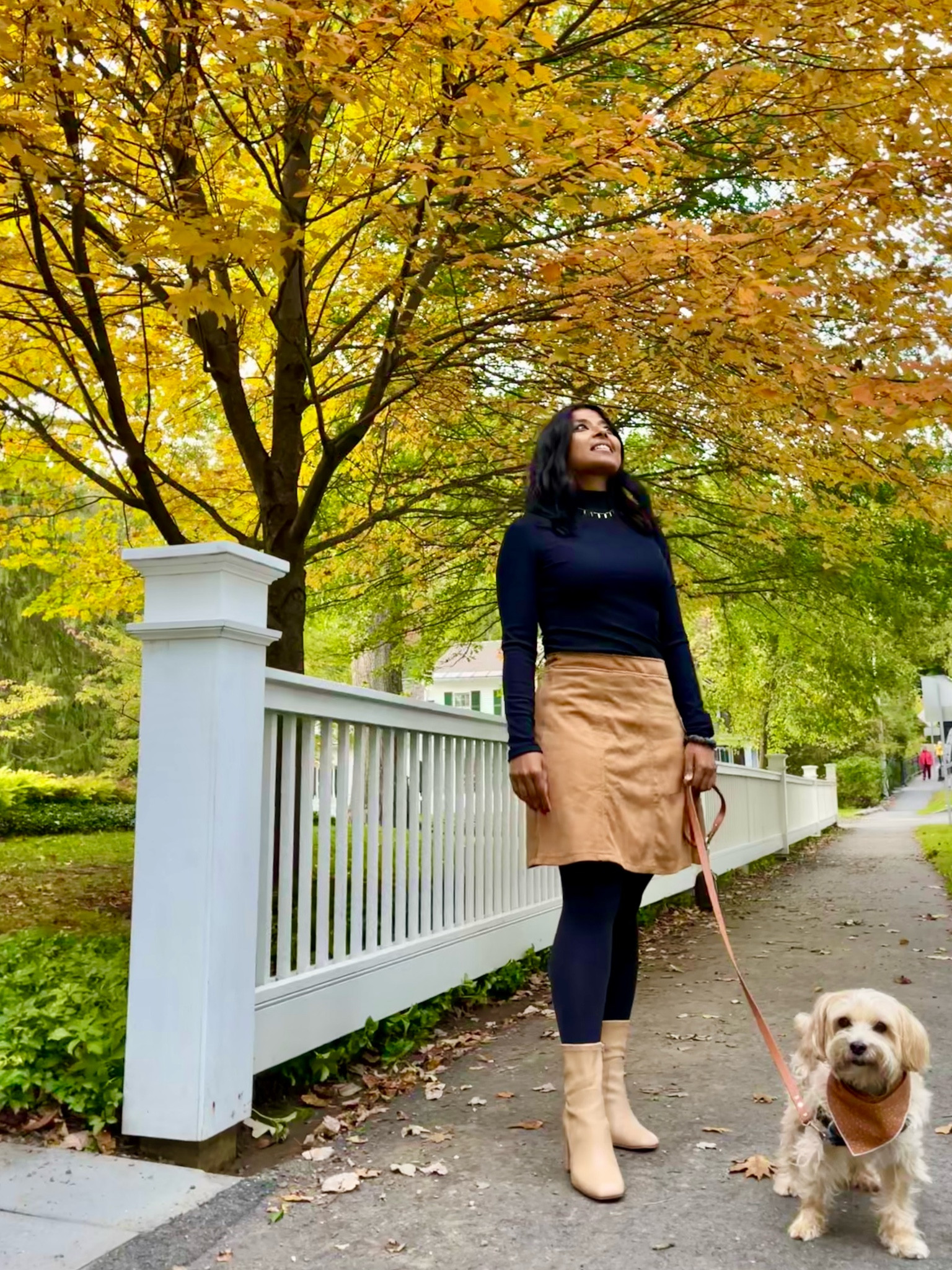 Faux suede outlet skirt loft