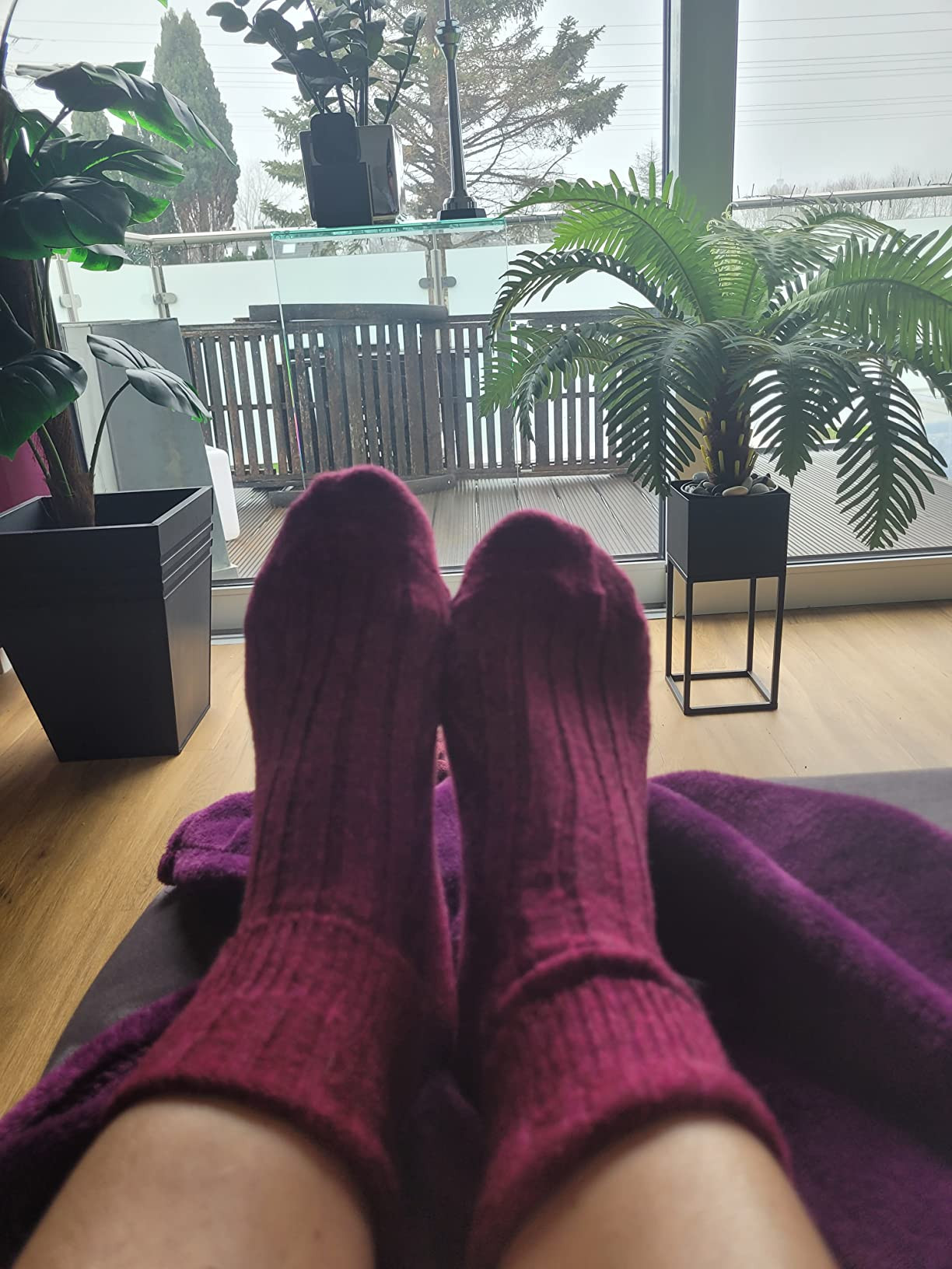 EBMORE Merino Hiking Socks for Women Warm Wool Breathable Wool Socks Gifts Winter Socks Knitted Sock | Amazon (DE)