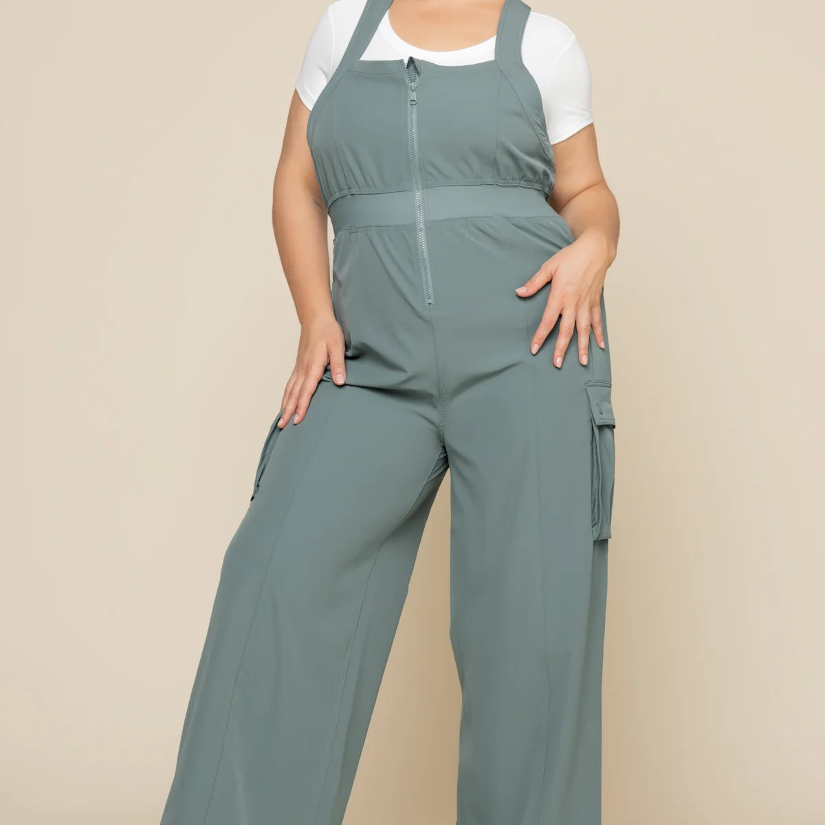Take a Hike Overalls - Fog Green | POPFLEX