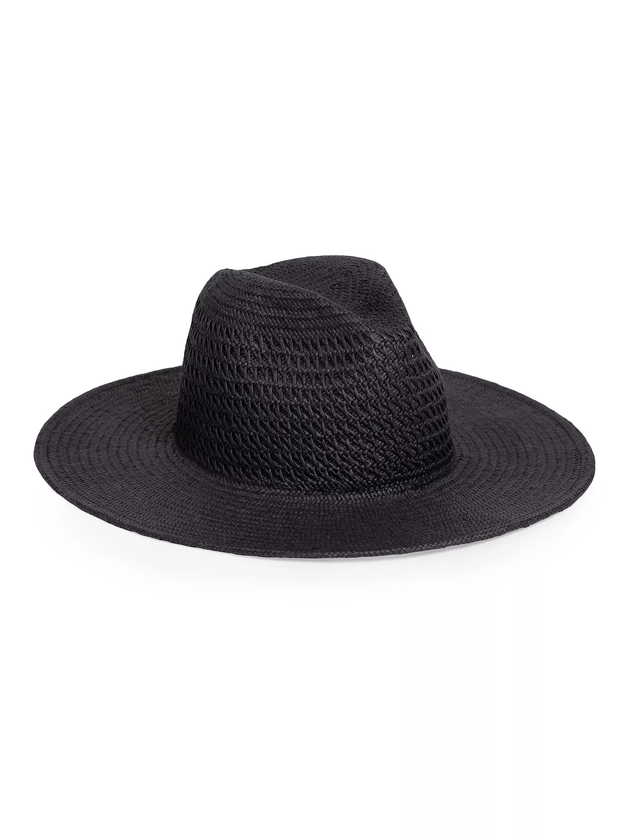 Luxe Vented Packable Straw Fedora | Saks Fifth Avenue