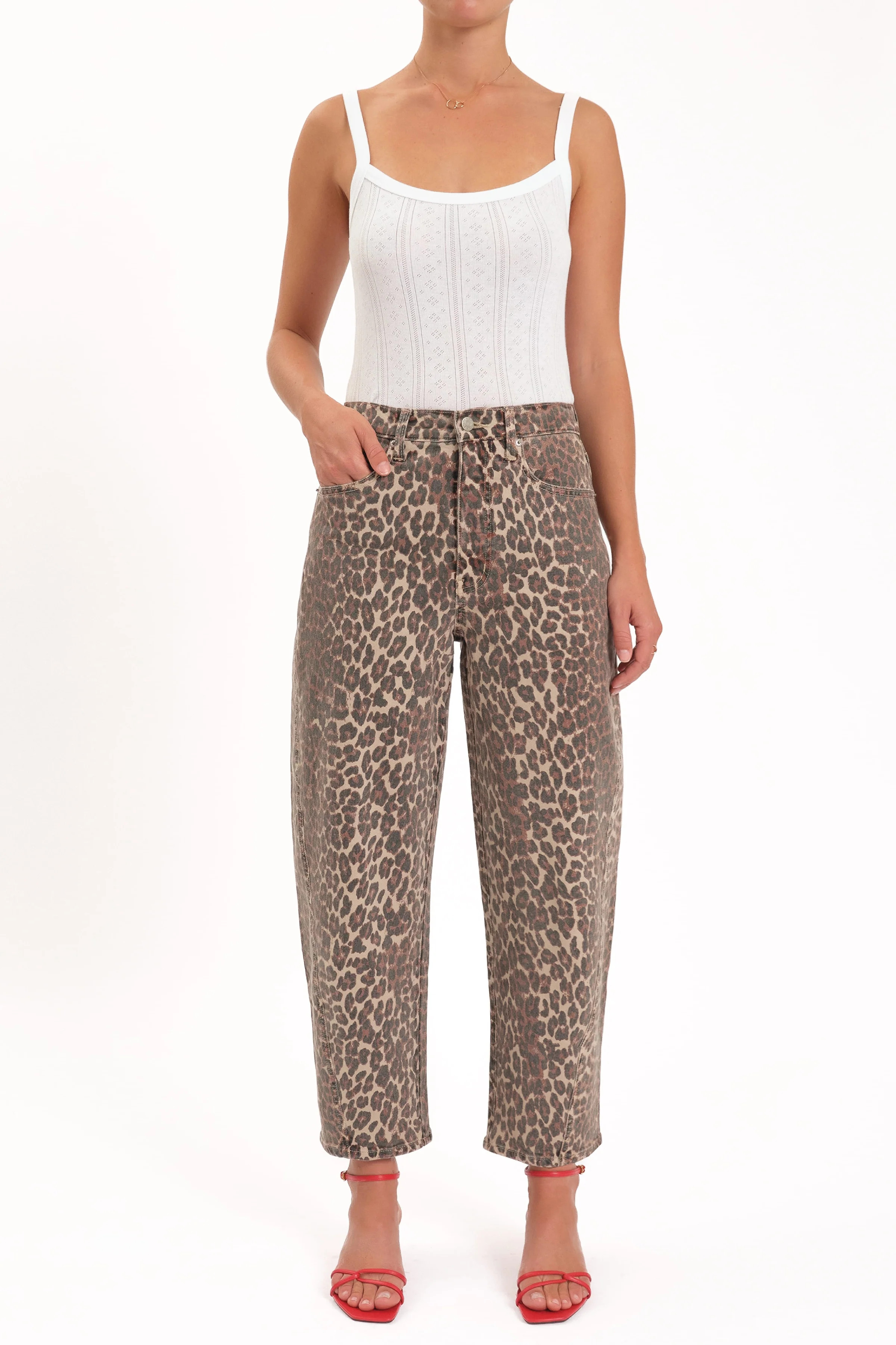 Daze Westward Barrel Leg Jeans - Cool Cat | Petal & Pup (US)