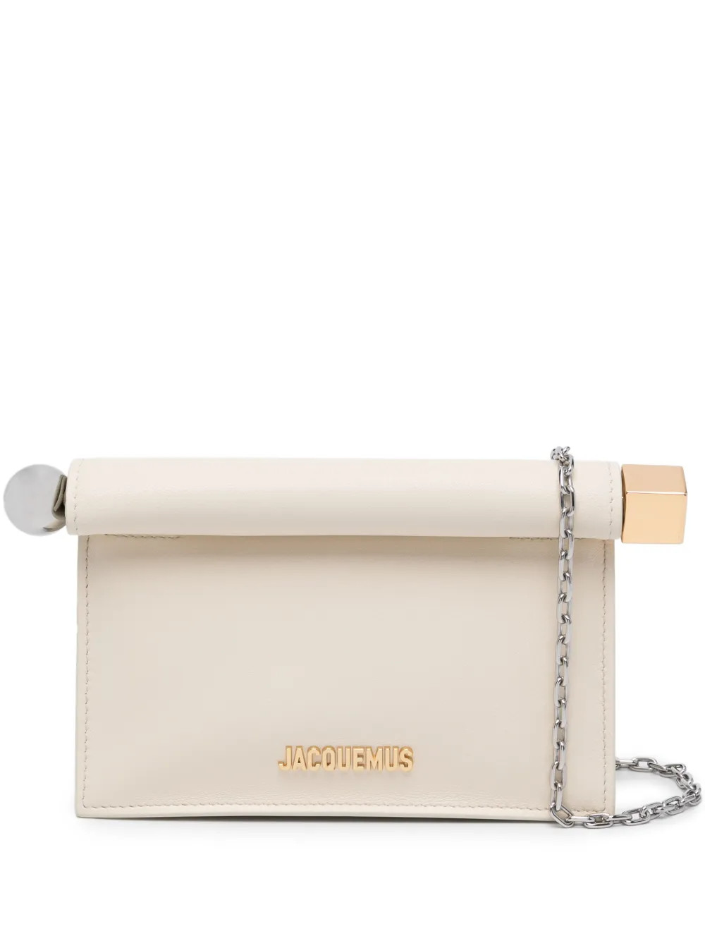 Jacquemus La Petite Pochette Rond Carré Cross Body Bag | Neutrals | FARFETCH AE | Farfetch Global