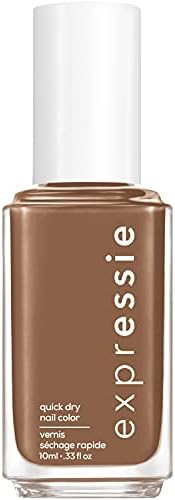 essie expressie Quick-Dry Nail Polish, Brown 080 Mid-Day Mocha, 0.33 Ounces | Amazon (US)
