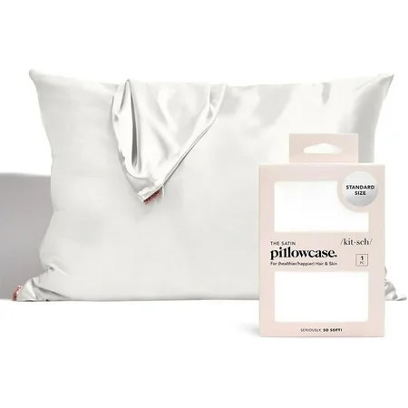 Kitsch Satin Pillowcase Modern 600 Thread Count Standard 1 Count | Walmart (US)