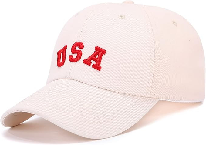 Vintage Washed Distressed Baseball Cap for Men and Women Cotton 100% Dad Hat Adjustable Style USA | Amazon (US)