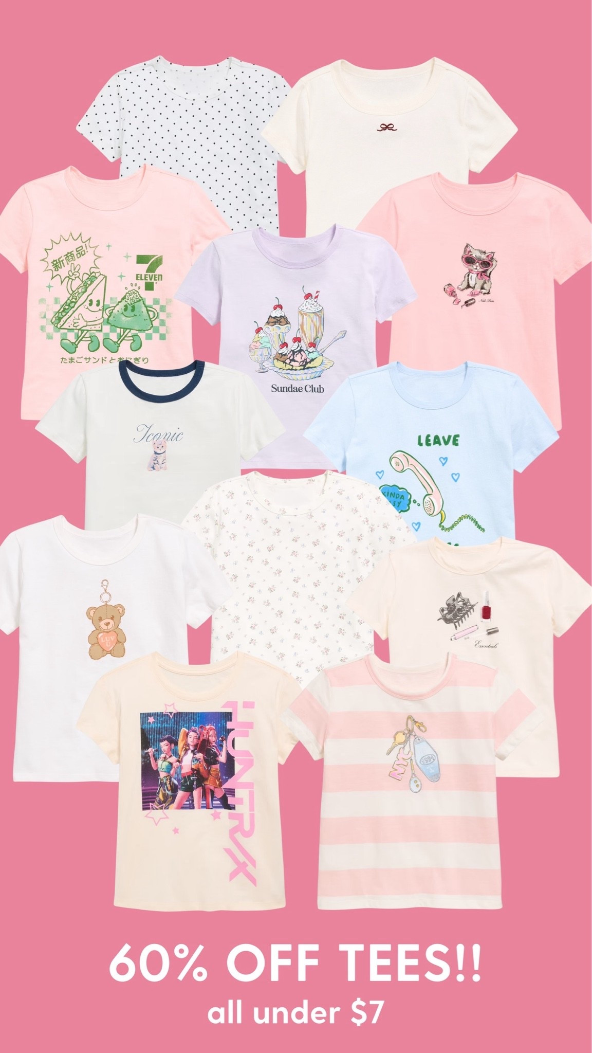 Old navy girls tees under $7!

#oldnavy #kids #girls #sale #onsale

#LTKKids #LTKSeasonal #LTKSaleAlert