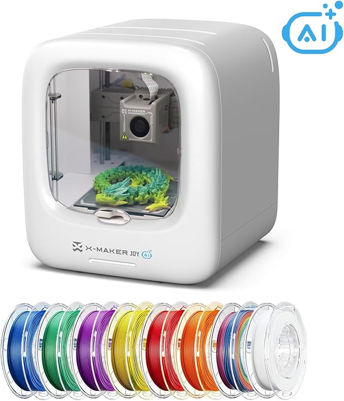 AI-Powered 3D Printer for Kids, 3D Printer with 8 PLA Filament Set, AI Design App, Huge Toy Libra... | Amazon (US)