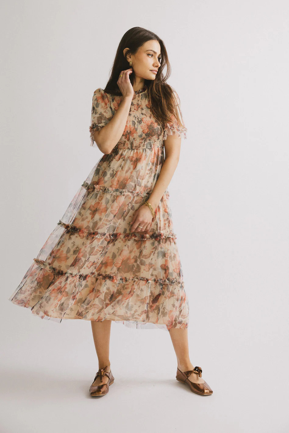 Janette Floral Midi Dress | Böhme US