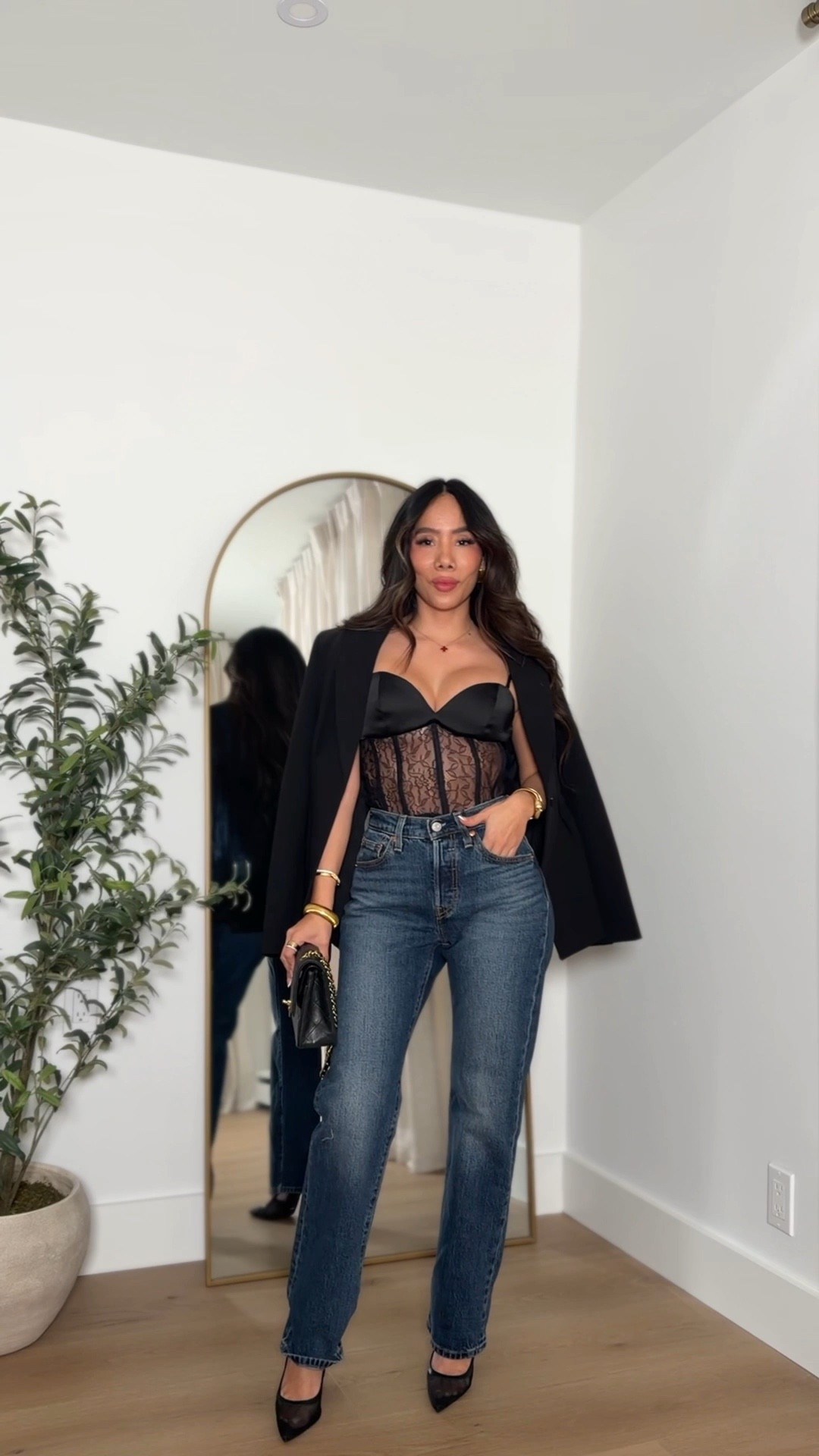 Date night outfits inspo! These new @Levi's jeans are stunning! Wearing size 25 

#LTKgrwm #LTKootd #LTKValentine