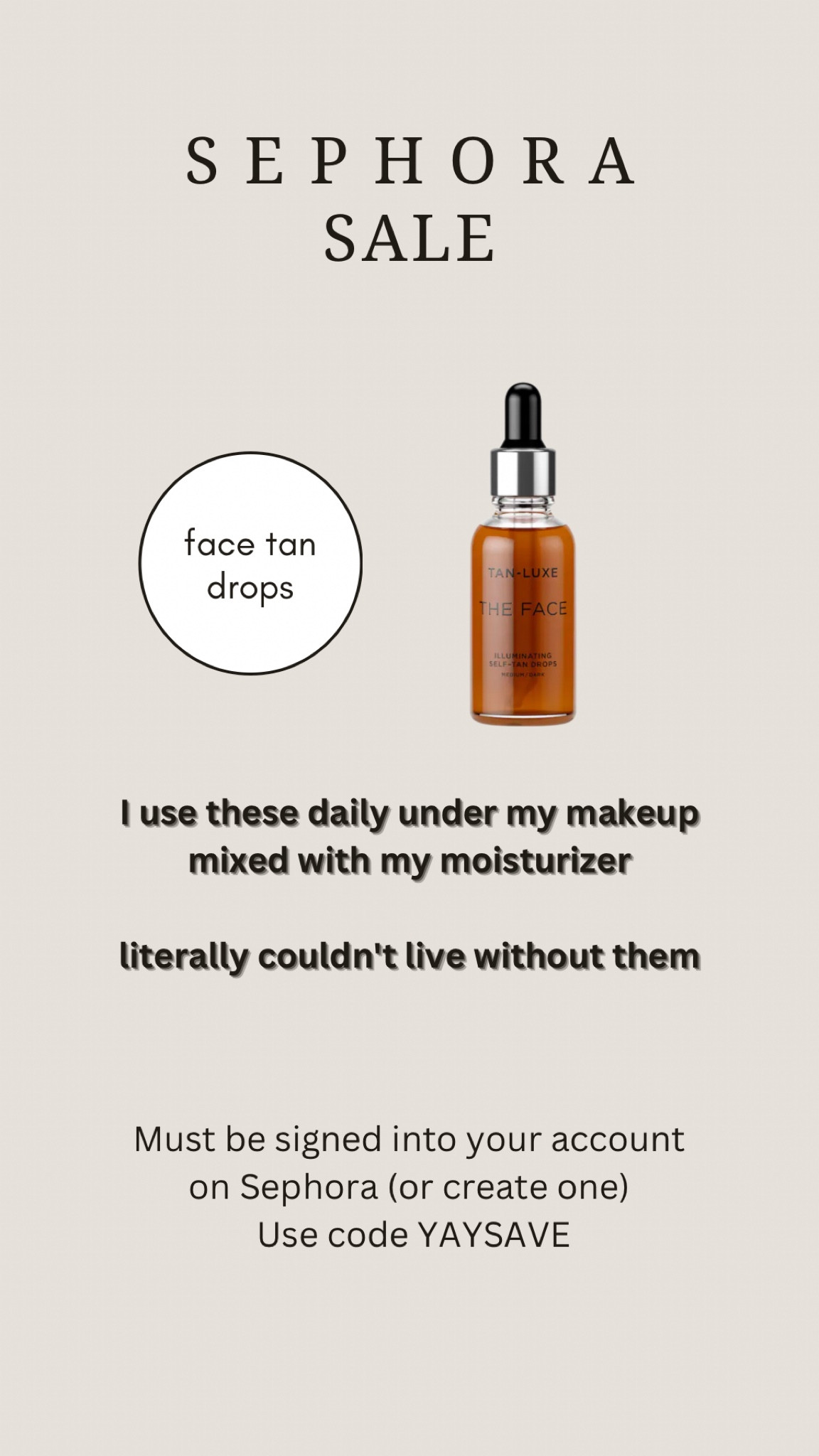 I've posted about these tanning face drops before. I use color medium/dark and put them on under my makeup daily. Keeps my face looking bronzed and glowing. I swear they also help clear up my skin too?!?! 



#LTKfindsunder50 #LTKbeauty #LTKxSephora