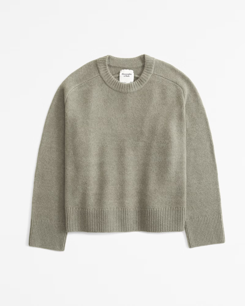 The A&F Madeline Crew Sweater | Abercrombie & Fitch (UK)