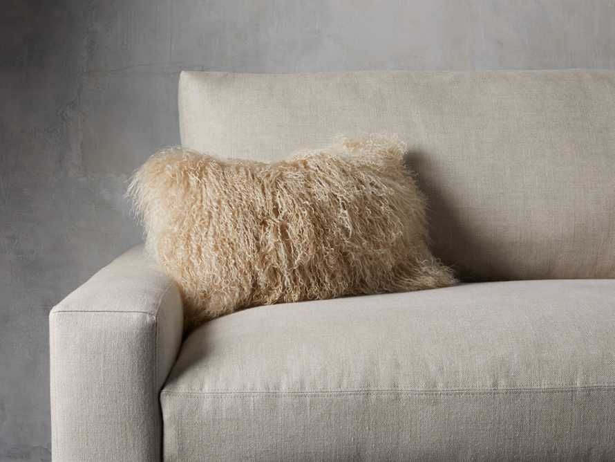 Tibetan Longwool Lumbar Pillow | Arhaus