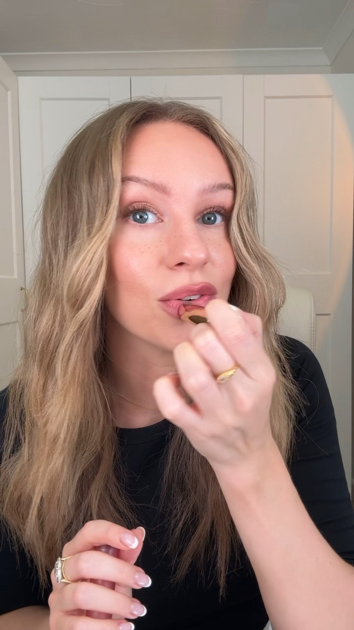 Nude mauve lip combo 
ByFrow pigment Pencil - mauve macaron
Rare beauty soft pinch lip oil stick - dream

#LTKuk #LTKsummer #LTKbeauty
