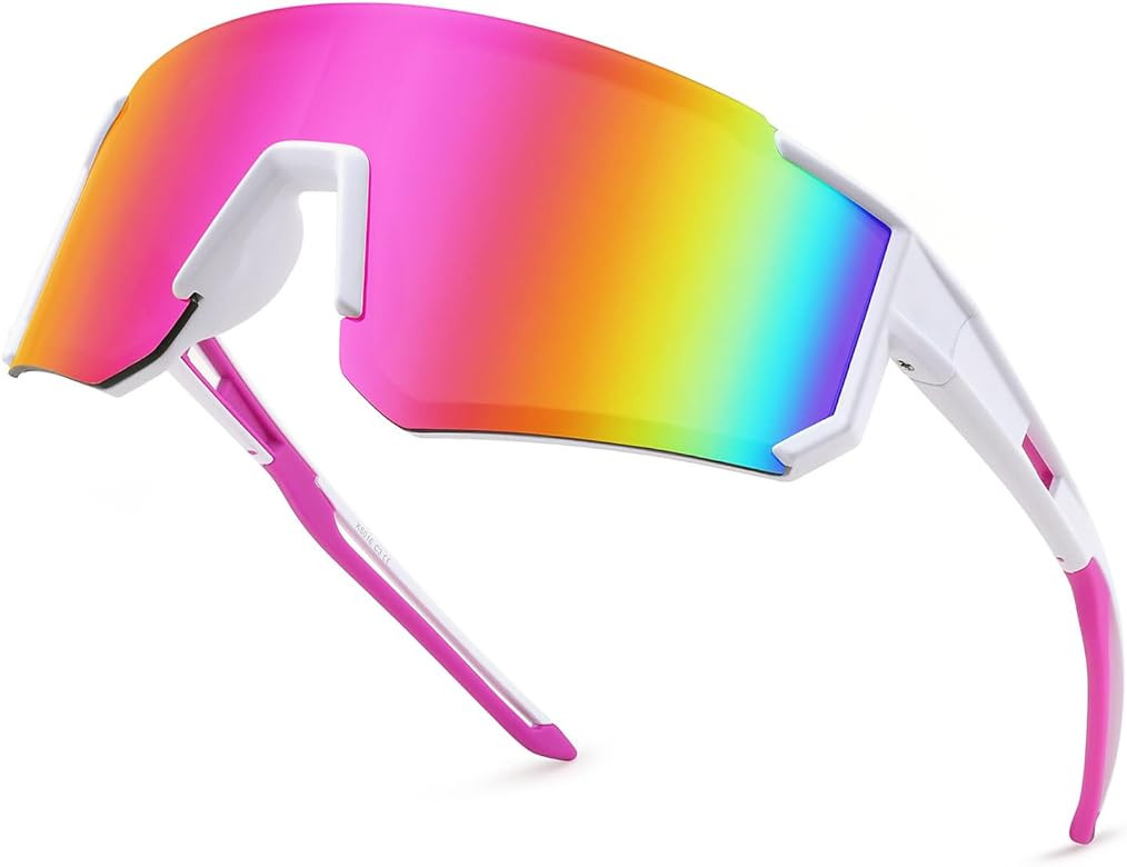 WANWAN Youth Teens Sunglasses, Kids Sunglasses Baseball Sports Cycling Glasses Softball Visor Sha... | Amazon (US)