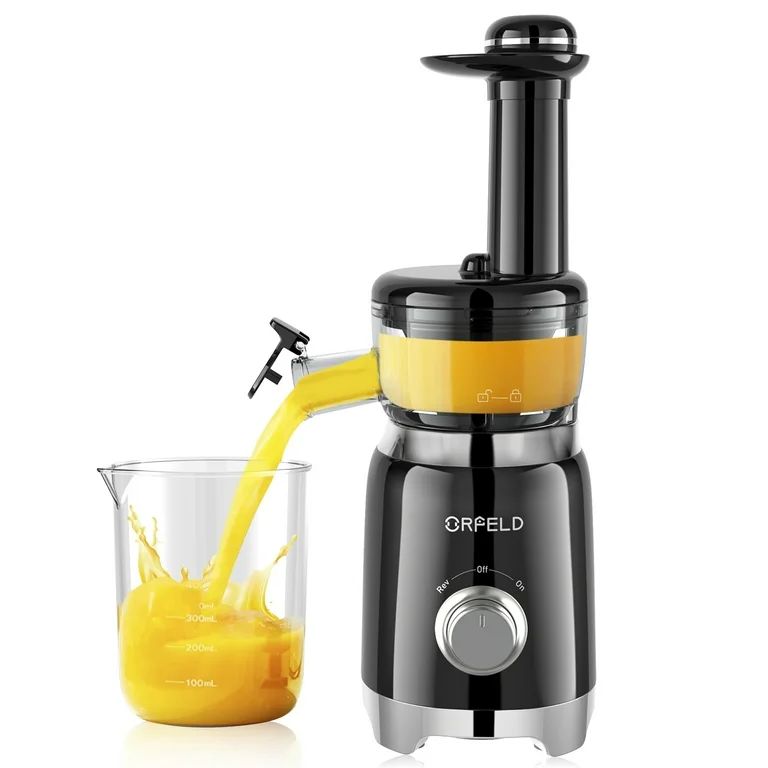 ORFELD Masticating Juicer for Fruits and Vegetables, Powerful Small Juicer Extractor Machine Comp... | Walmart (US)
