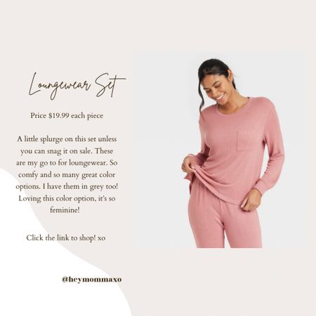 Love this loungewear set! 💗