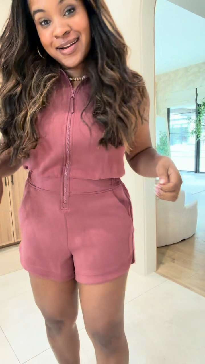 Walmart has been nailing it with the rompers! Very similar to the softstreme material and it is only $28. Great for summer, wearing a size M. 🤍 

 #LTKgrwm #LTKootd #LTKActive