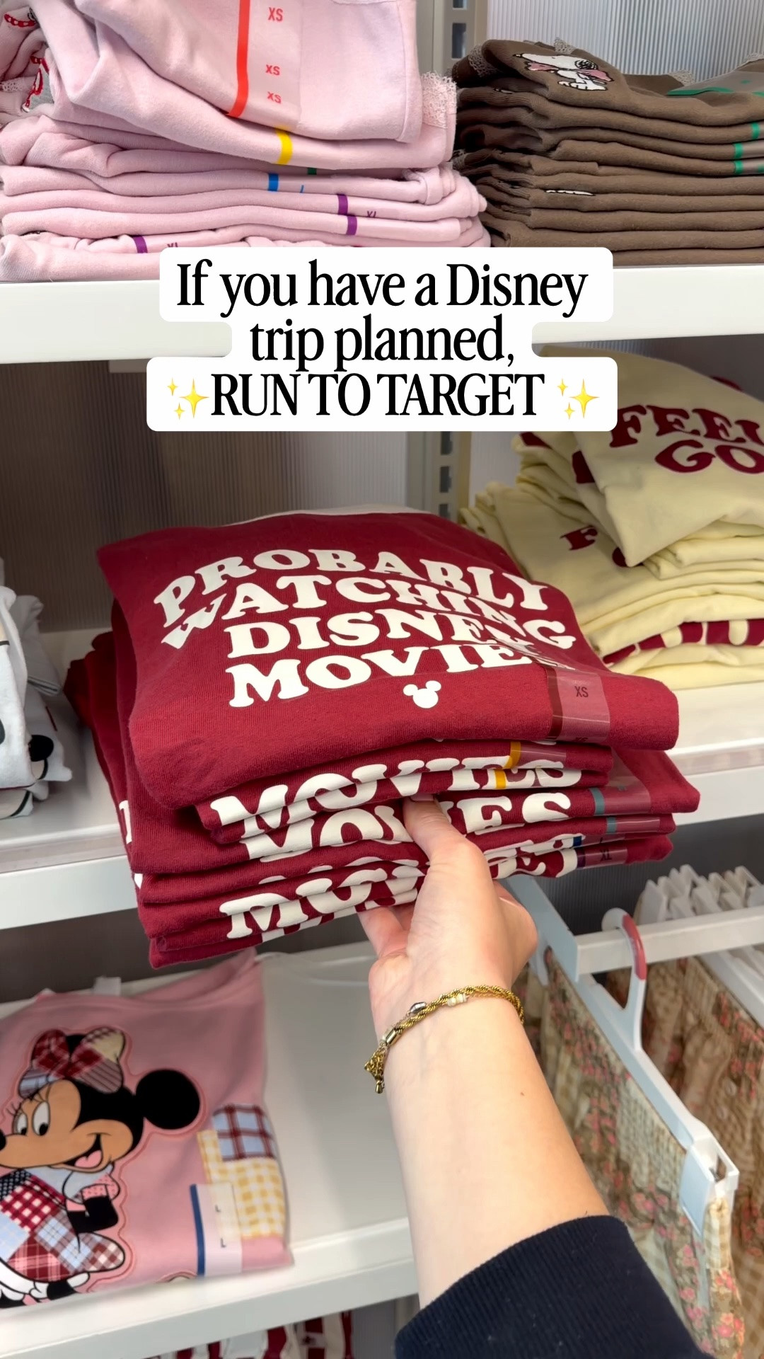 Found the cutest Disney graphic tees at Target today! Not to mention, the matching shorts?!!! I need a Disney trip so that these outfits can be fully appreciated. ✨
