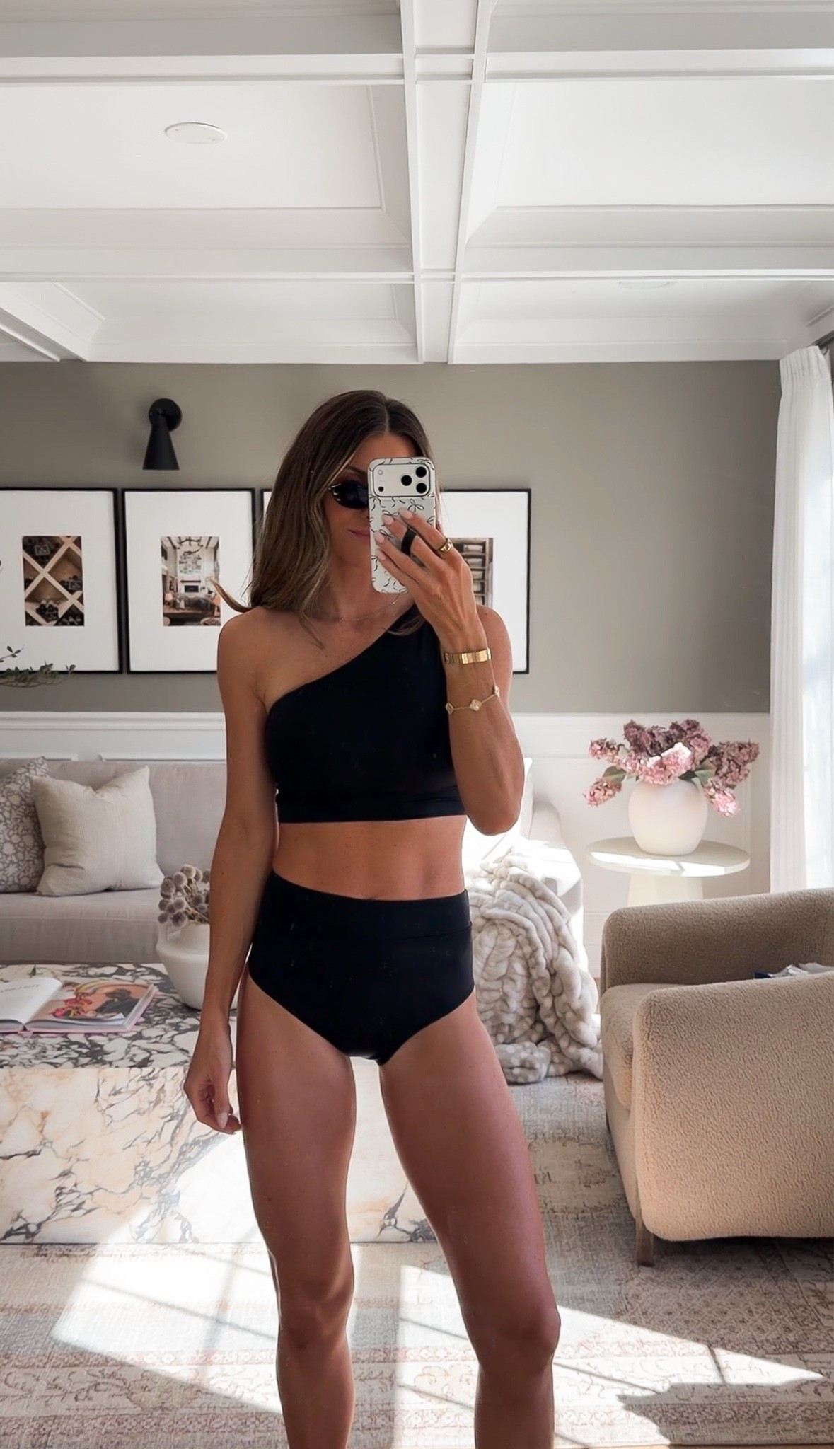 The cutest one shoulder bikini for the summer days by the pool or lake! I love the chic style, affordable price point, and I still feel comfortable running after the boys in this suit! I did my normal size small.

#LTKgrwm #LTKootd #LTKSwim