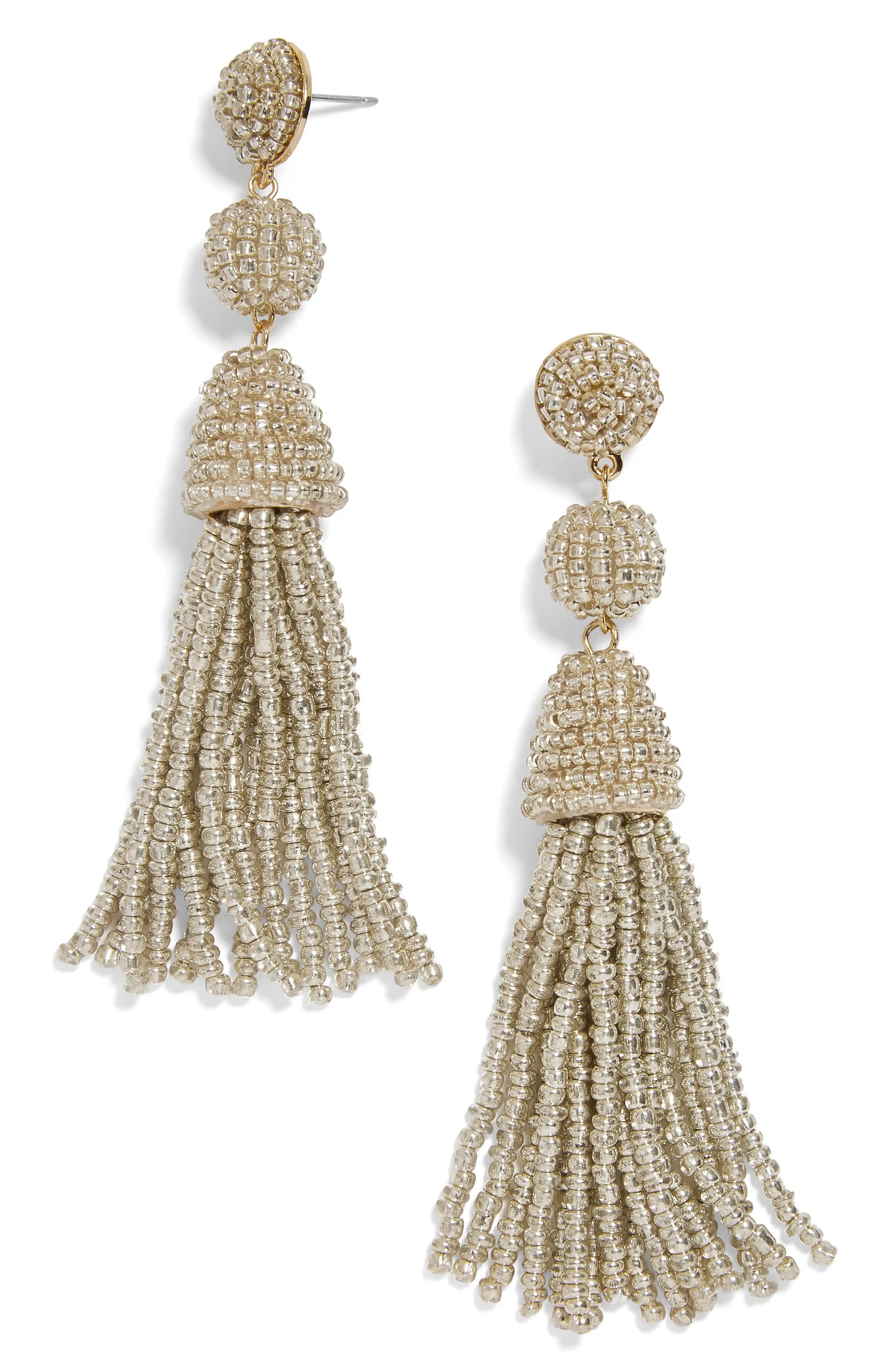 Granita Beaded Tassel Earrings | Nordstrom