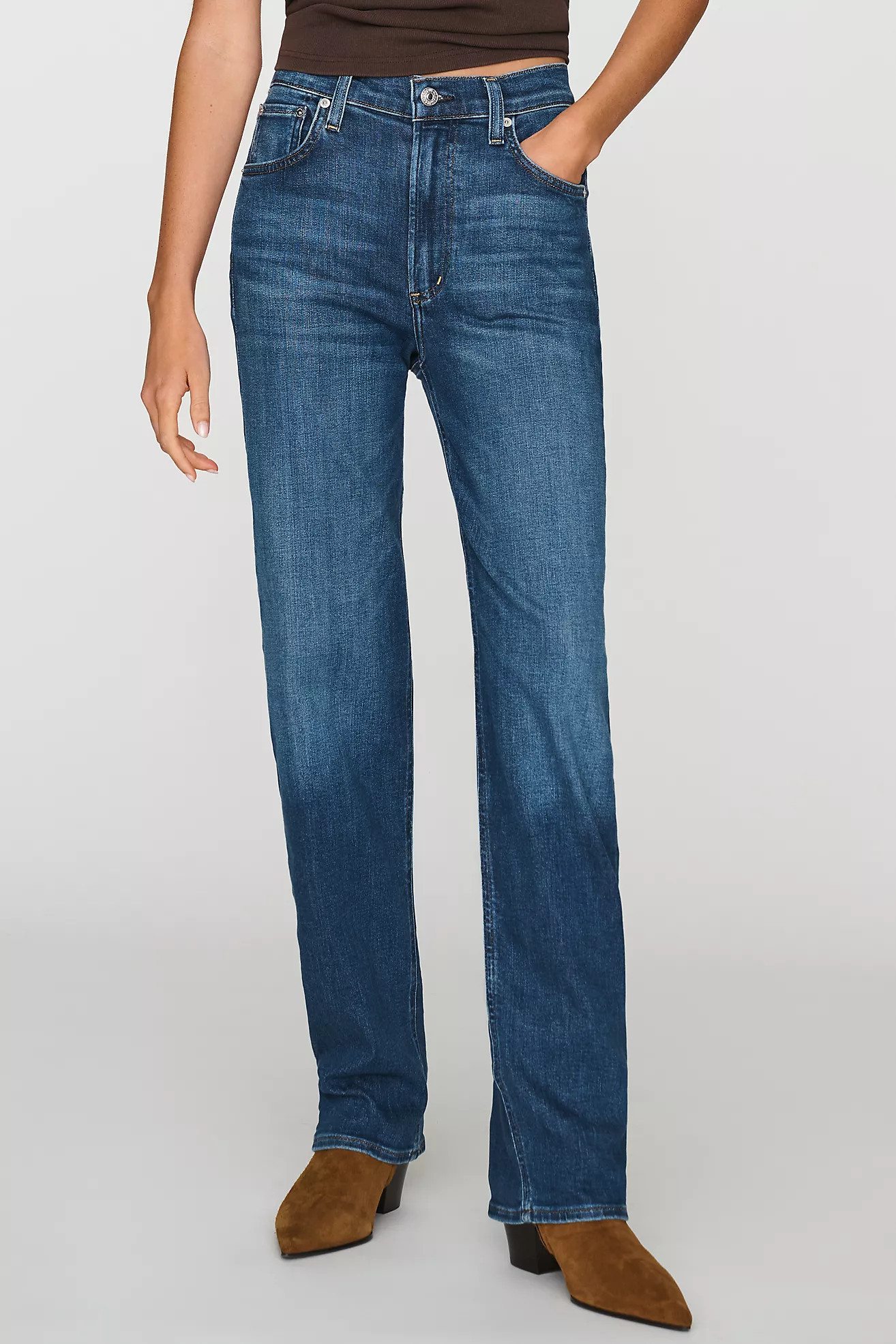 Citizens of Humanity Palma High-Rise Straight Jeans | Anthropologie (US)