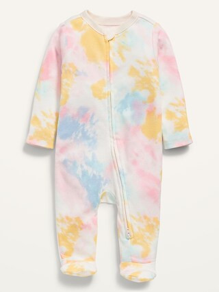 Baby Girls / One-PiecesUnisex Printed Fold-Over Mitten Footed One-Piece for Baby | Old Navy (US)