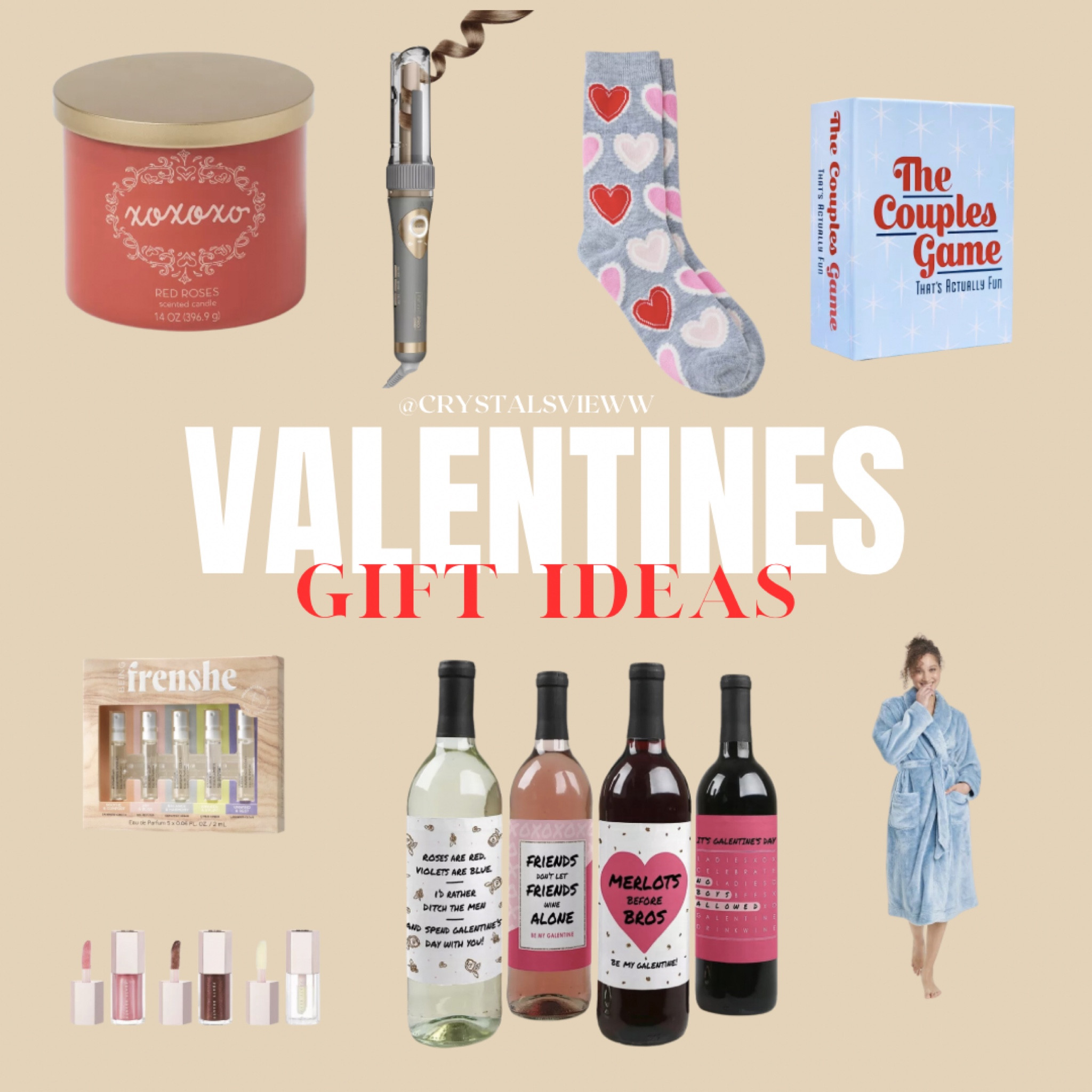 Valentines gift ideas for her ❤️

Curling iron, candle, couple games, perfume set, wine, women robe, gift ideas, target gifts 

#LTKSeasonal #LTKMostLoved #LTKGiftGuide