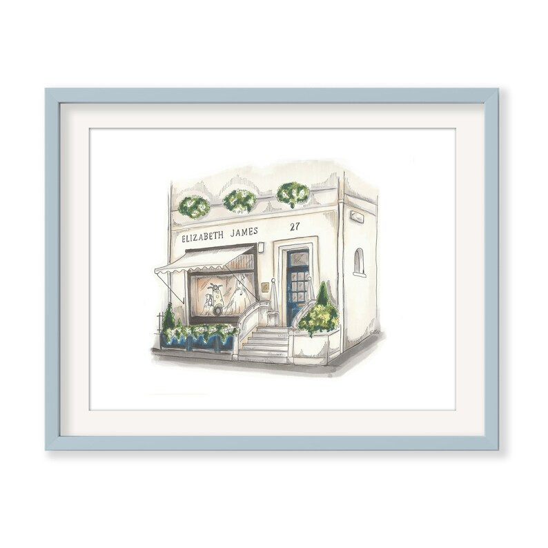 Elizabeth James Bridal Shop Print - Etsy | Etsy (US)