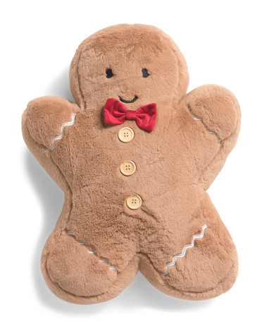 18x12.5 Koda Shaped Gingerbread Pillow | Throw Pillows | Marshalls | Marshalls