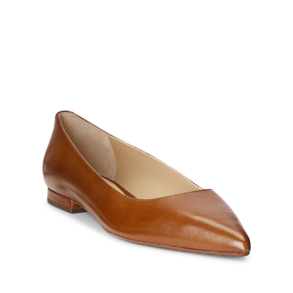 Leather Ballet Flats | La Redoute (UK)