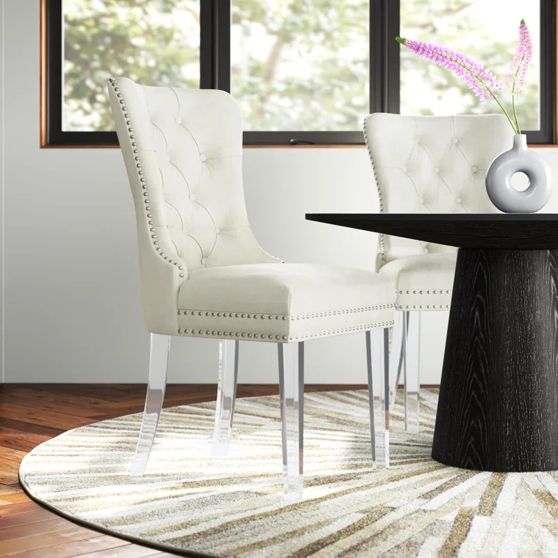 Reiff Tufted Velvet Dining Chair | Wayfair North America