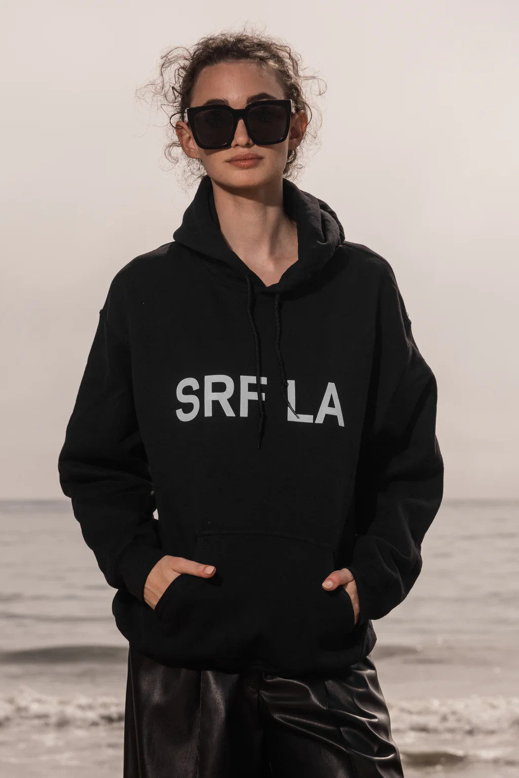 SRF LA Hoodie - Black | Heidi Merrick