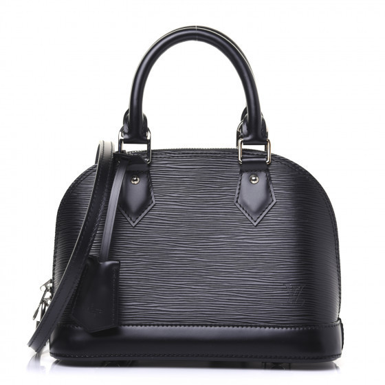 LOUIS VUITTON Epi Alma BB Black | Fashionphile