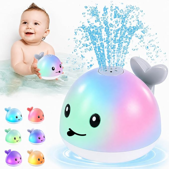 Baby Bath Toys, Pool Water Toys for Babies, Toddler Bath Toys for Kids Ages 1-3, 1 Year Old Boy G... | Amazon (US)
