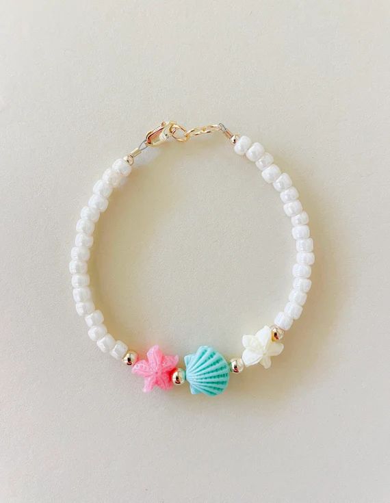Baby Bracelet Seashell Ocean Bracelet Starfish Bracelet | Etsy | Etsy (US)