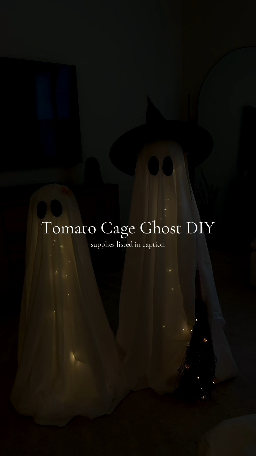 Tomato cage ghosts 👻tho

#LTKHalloween
