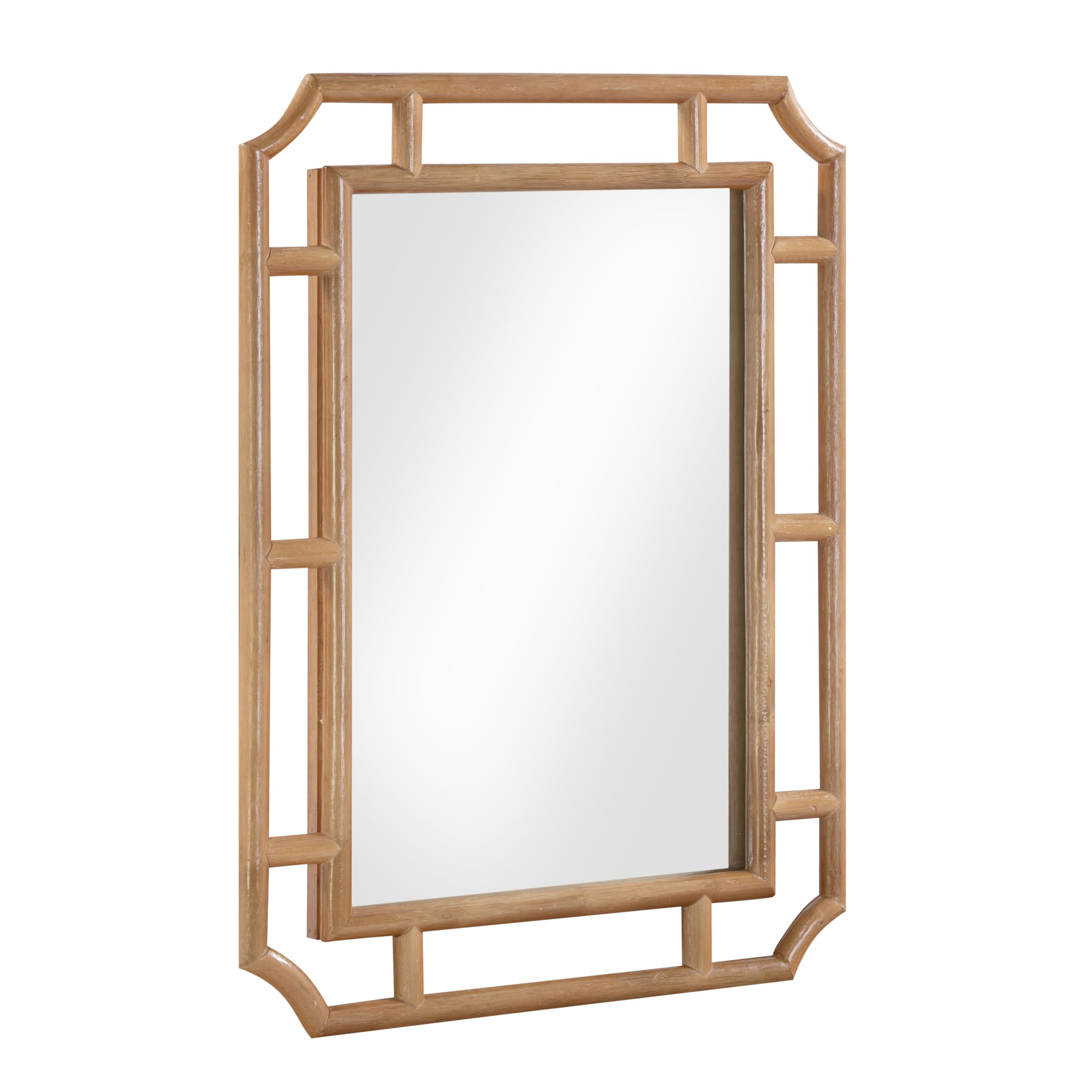 Tov Furniture Cienna Natural Rattan Wall Mirror | Amazon (US)