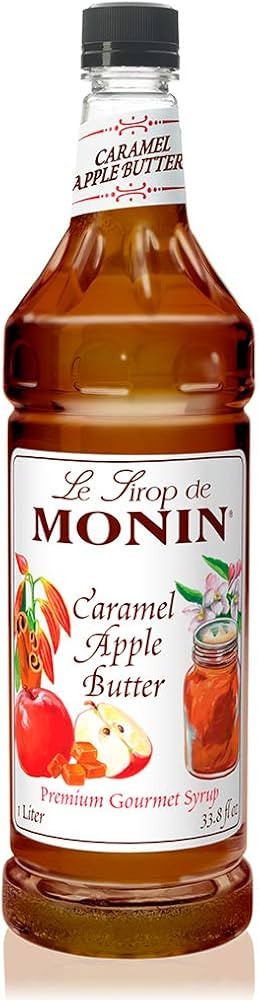 Monin - Caramel Apple Butter Syrup, Buttery Caramel and Cooked Apple Flavor, Natural Flavors, Gre... | Amazon (US)