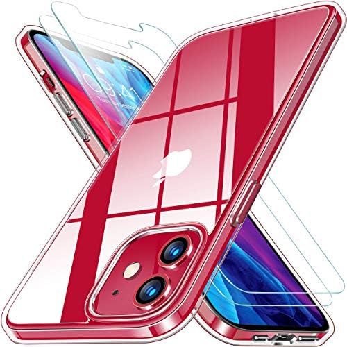 RANVOO Clear Case Compatible with iPhone 12/iPhone 12 Pro Case with 2 Screen Protectors, [Anti-Ye... | Amazon (US)