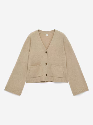 Wool Cardigan – Beige – Women – ARKET GB | Arket UK