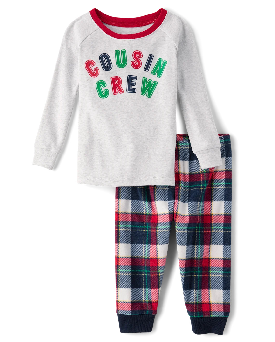 Baby And Toddler Cousin Crew Snug Fit Cotton And Microfleece Pajamas - blue | The Children's Place