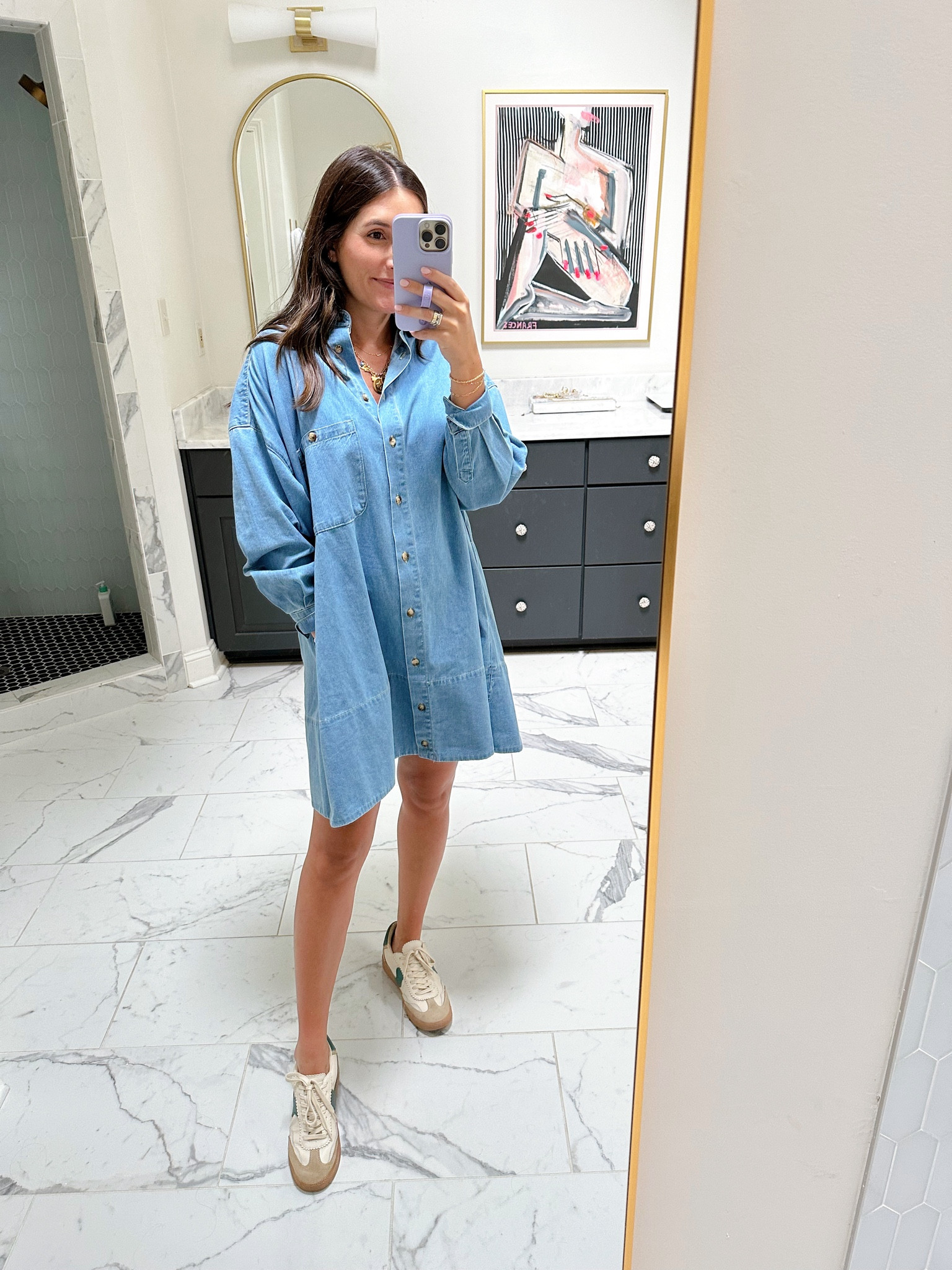 OOTD! Bump friendly and nursing friendly dress! I’m in a small - it’s very oversized! 

#LTKFindsUnder100 #LTKBump #LTKFindsUnder50