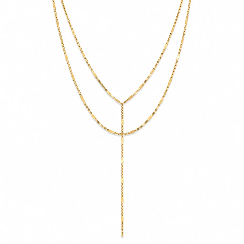 Camilla Dainty Lariat Chain Necklace | Ellie Vail Jewelry