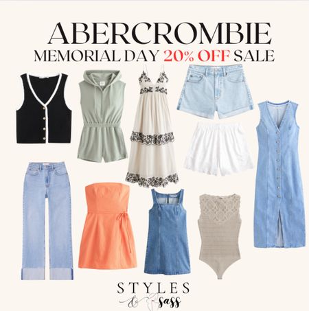 20% Abercrombie sale for Memorial Day weekend!!! 

#LTKSaleAlert
