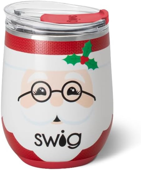 Swig Life 12oz Wine Tumbler with Lid, Stainless Steel, Dishwasher Safe, Portable, Triple Insulate... | Amazon (US)