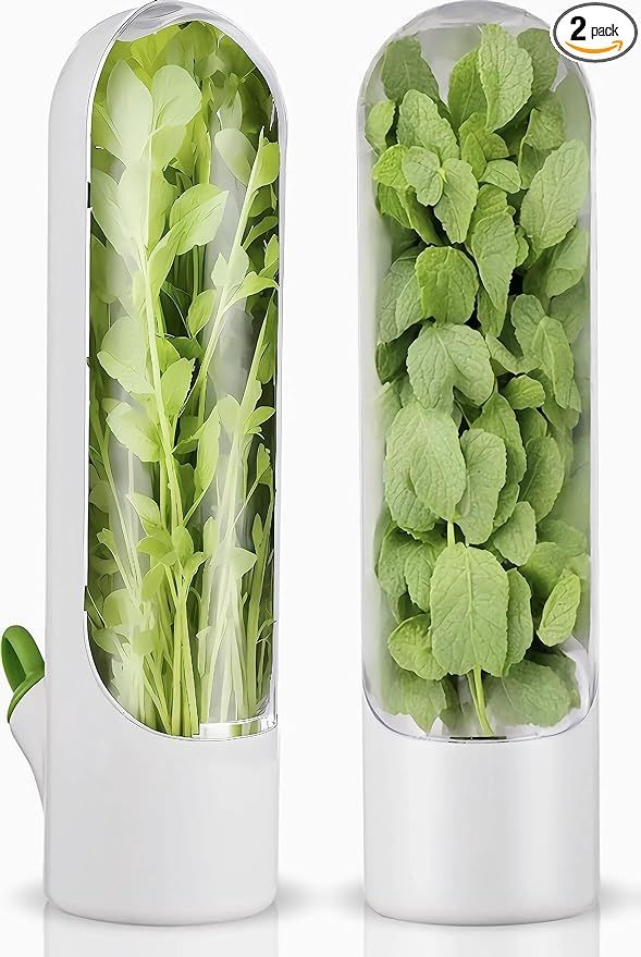 Herb Saver for Refrigerator, Fresh Herb Keeper, Herb Saver Pod Containers, Herb Fresh Keeper for ... | Amazon (US)