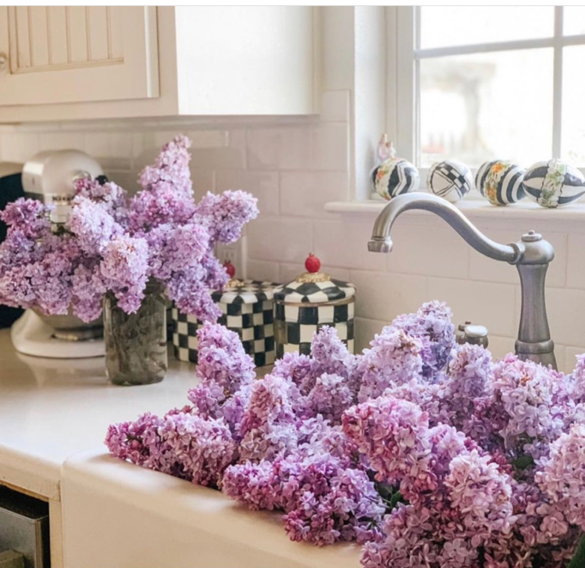 Black and white checkered kitchen decor. Mackenzie-Childs courtly check recipe box. Mackenzie-Childs black and white courtly check Easter eggs. Mackenzie-Childs courtly check canister. Trending interior design trends 2023. Spring 2023 kitchen decor trends. Valentine’s Day gift for hostess. Valentine’s Day gift for mom. Valentine’s Day gift for host. 🐣💐🌸🌷💜

#LTKhome #LTKGiftGuide #LTKSeasonal