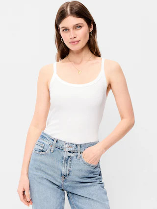 Pointelle Cami Tank Top | Old Navy (US)